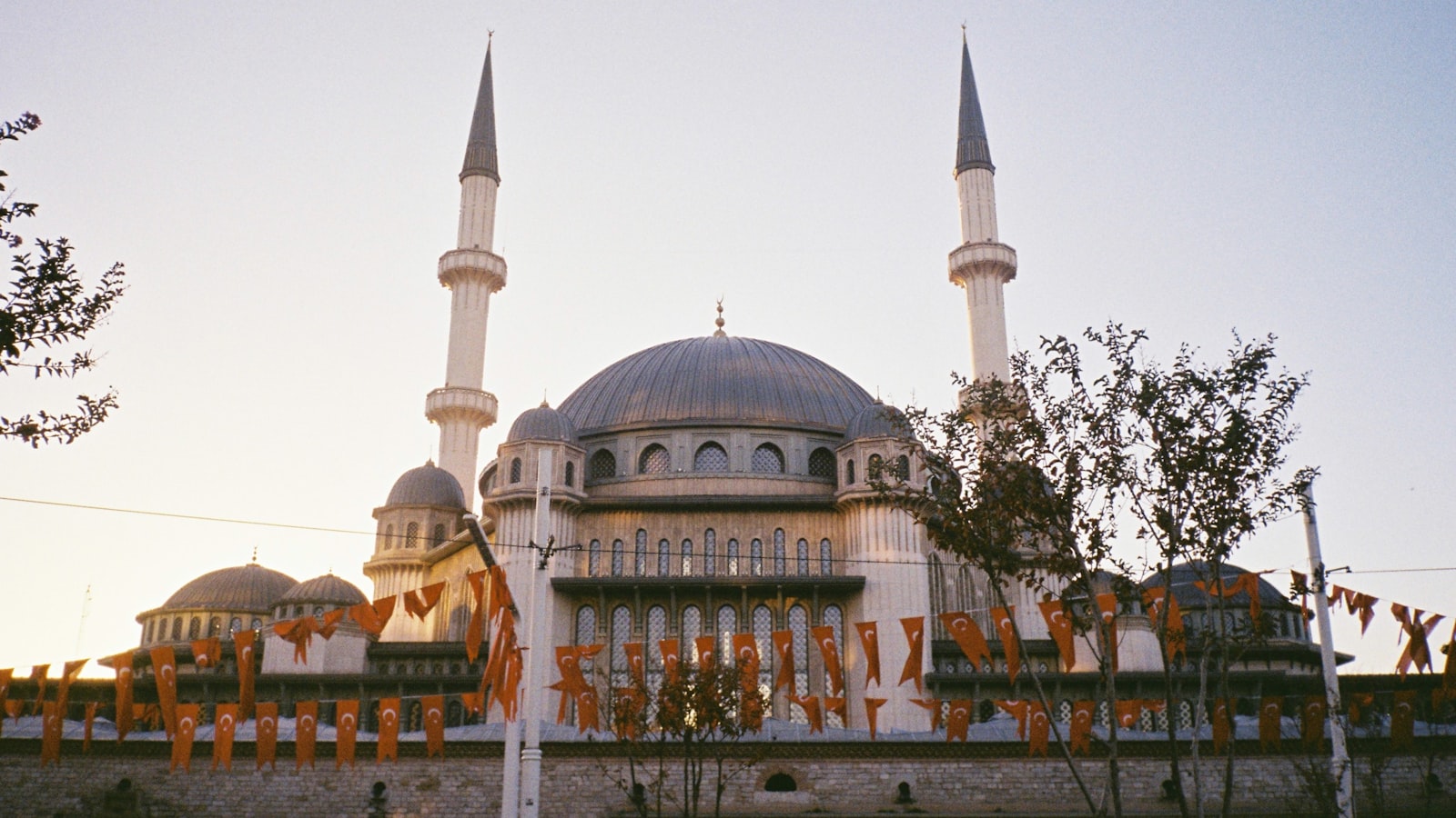 a building with towers and domes