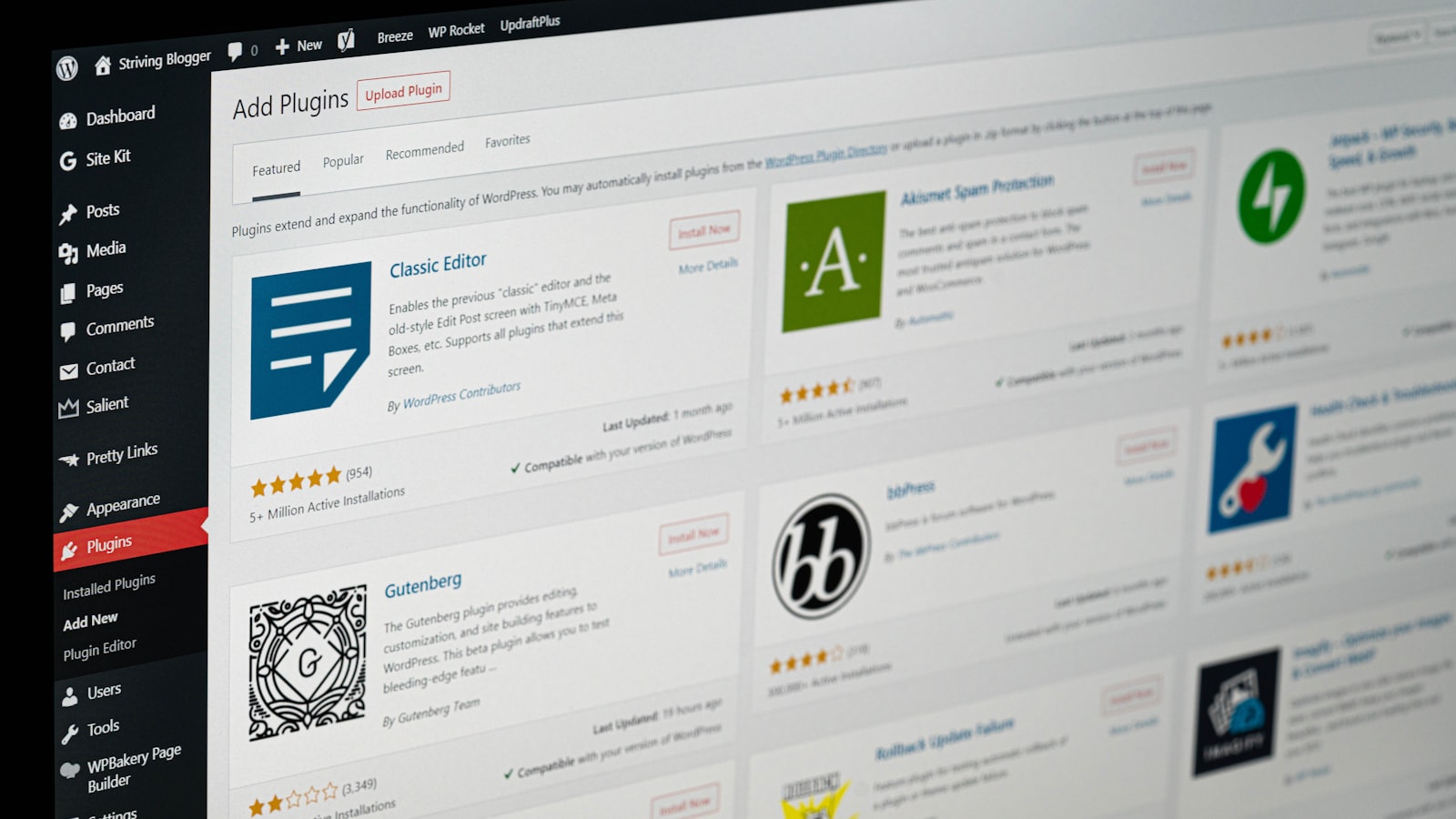 black flat screen computer monitor