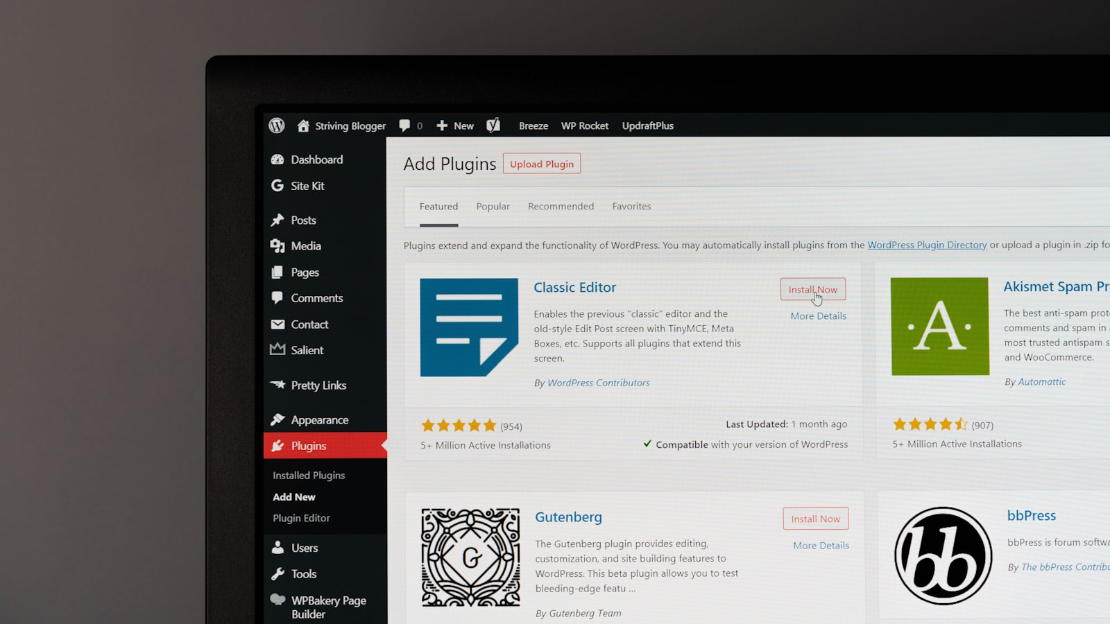 black flat screen computer monitor