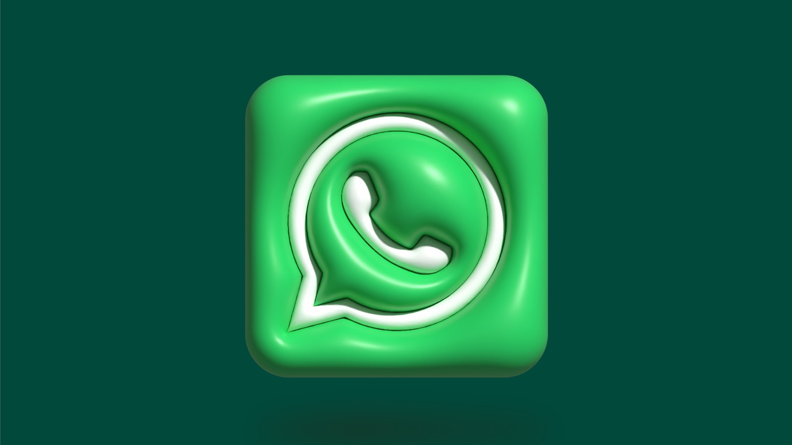 a green square icon with a phone in the middle