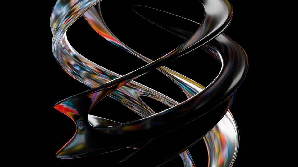 a black background with an abstract design