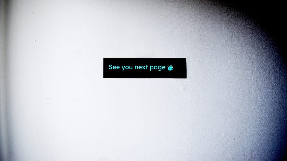 a screen with a message on it