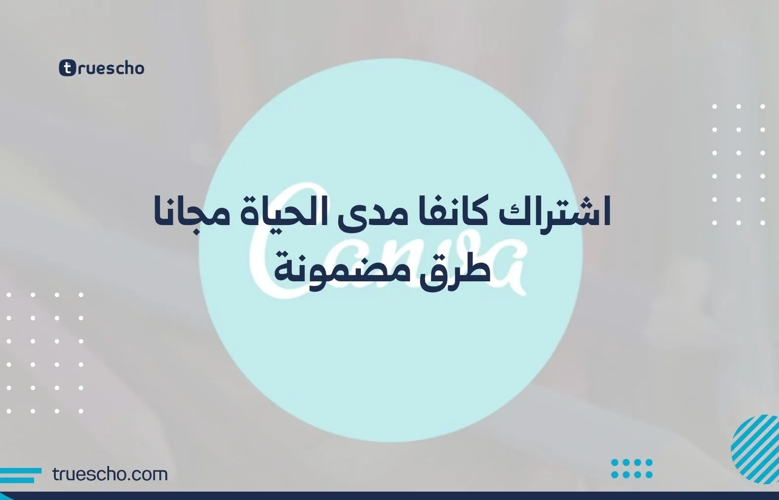 اشتراك كانفا مدى الحياة