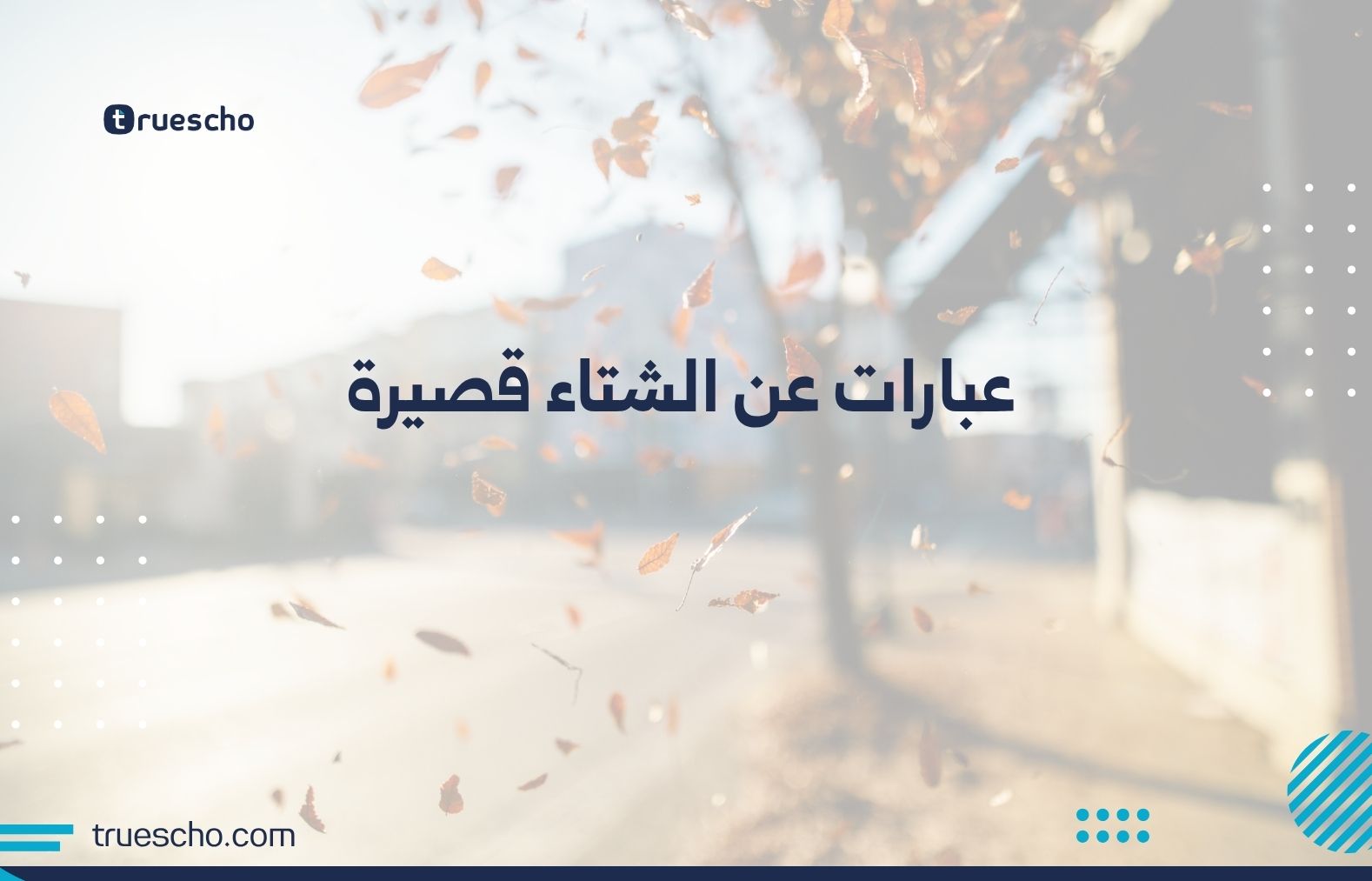 عبارات عن الشتاء قصيرة